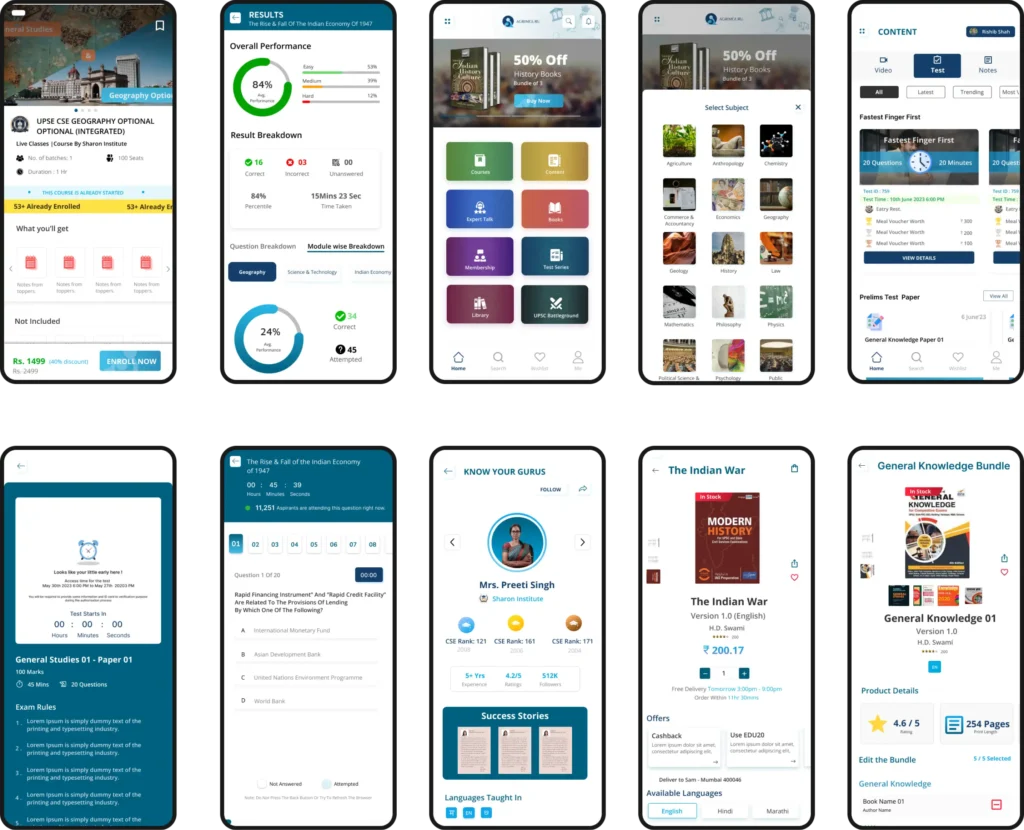 UI MOBILE Edtech by G10 Consultancy